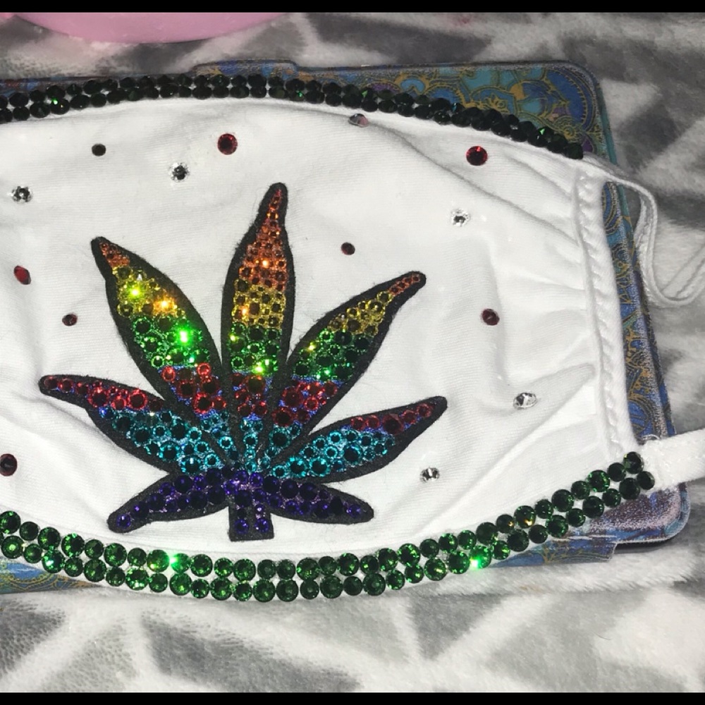 Swarovski face mask